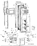 Diagram for 1 - Freezer Door