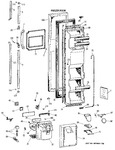 Diagram for 1 - Freezer Door