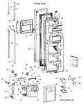 Diagram for 1 - Freezer Door