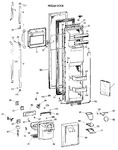 Diagram for 1 - Freezer Door