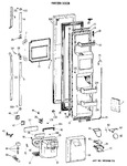 Diagram for 1 - Freezer Door