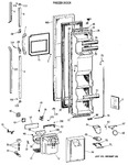 Diagram for 1 - Freezer Door