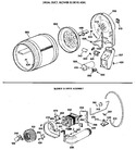 Diagram for 2 - Drum, Duct, Blower & Drive Asm.