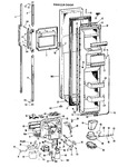 Diagram for 1 - Freezer Door