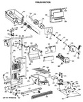 Diagram for 2 - Freezer Section