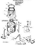 Diagram for 4 - Tub, Basket & Agitator