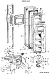 Diagram for 1 - Freezer Door