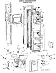 Diagram for 1 - Freezer Door