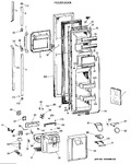 Diagram for 1 - Freezer Door