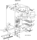 Diagram for 2 - Freezer Section