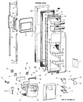 Diagram for 1 - Freezer Door