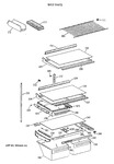 Diagram for 4 - Shelf Parts