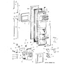 Diagram for 1 - Freezer Door