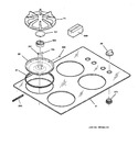 Diagram for 1 - Cooktop