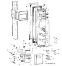 Diagram for 1 - Freezer Door