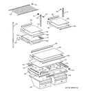 Diagram for 4 - Shelf Parts