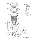 Diagram for 3 - Tub, Basket & Agitator