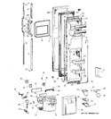 Diagram for 1 - Freezer Door