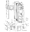 Diagram for 1 - Freezer Door