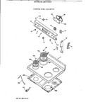Diagram for 1 - Control Panel & Cooktop
