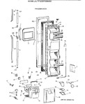 Diagram for 1 - Freezer Door