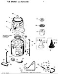 Diagram for 3 - Tub, Basket And Agitator