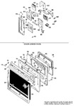 Diagram for 1 - Door Lower Oven