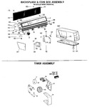 Diagram for 1 - Backsplash & Coin Box Assembly