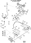 Diagram for 4 - 30" Electric Ignition