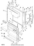 Diagram for 1 - Refrigerator Door Parts