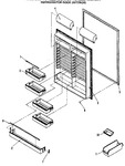 Diagram for 2 - Refrigerator Door (interior)