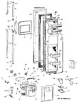 Diagram for 1 - Freezer Door