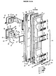 Diagram for 1 - Freezer Door