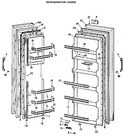 Diagram for 1 - Refrigerator Doors