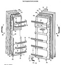 Diagram for 1 - Refrigerator Doors