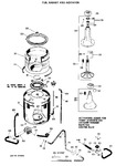 Diagram for 2 - Tub, Basket And Agitator