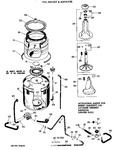 Diagram for 2 - Tub, Basket & Agitator