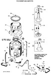 Diagram for 2 - Tub, Basket And Agitator