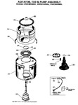 Diagram for 4 - Agitator, Tub & Pump Assembly