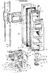 Diagram for 1 - Freezer Door