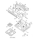 Diagram for 2 - Control Panel & Cooktop