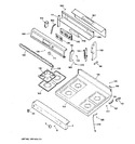 Diagram for 2 - Control Panel & Cooktop