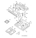 Diagram for 2 - Control Panel & Cooktop