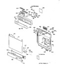 Diagram for 1 - Escutcheon & Door Assembly