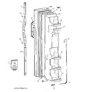 Diagram for 1 - Freezer Door