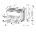 Diagram for 1 - Freezer Door