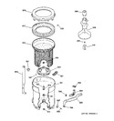 Diagram for 3 - Tub, Basket & Agitator