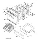 Diagram for 4 - Door & Drawer Parts