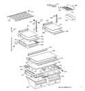 Diagram for 4 - Shelf Parts