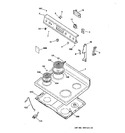 Diagram for 1 - Control Panel & Cooktop